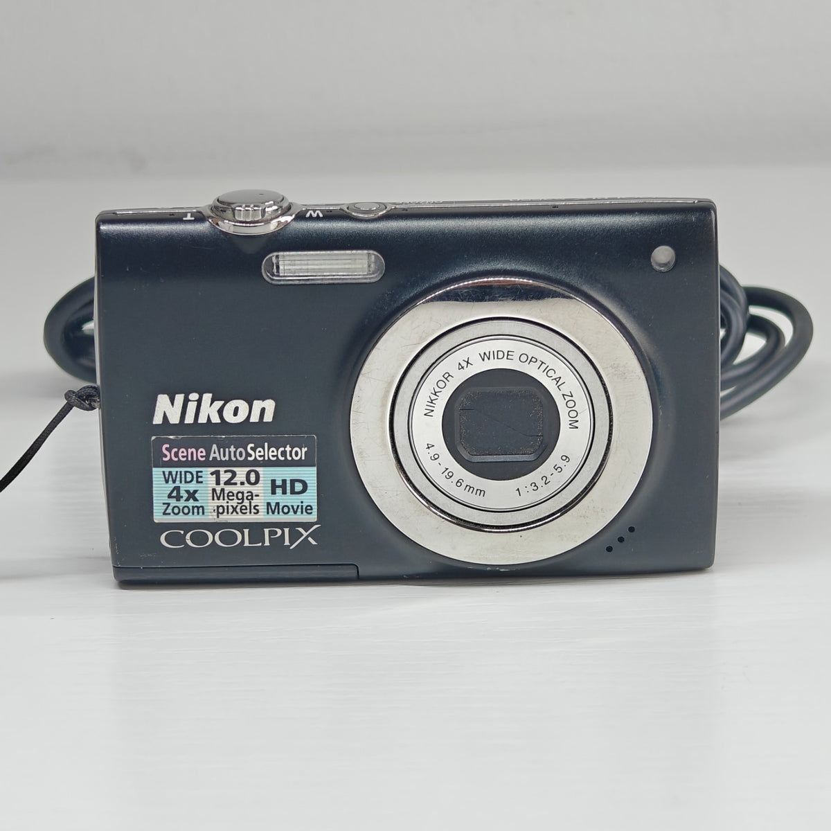 Nikon Coolpix S2550 Digital Camera Black 12MP Nikkor 4x Wide Zoom with Charger - Native Sole Cameras