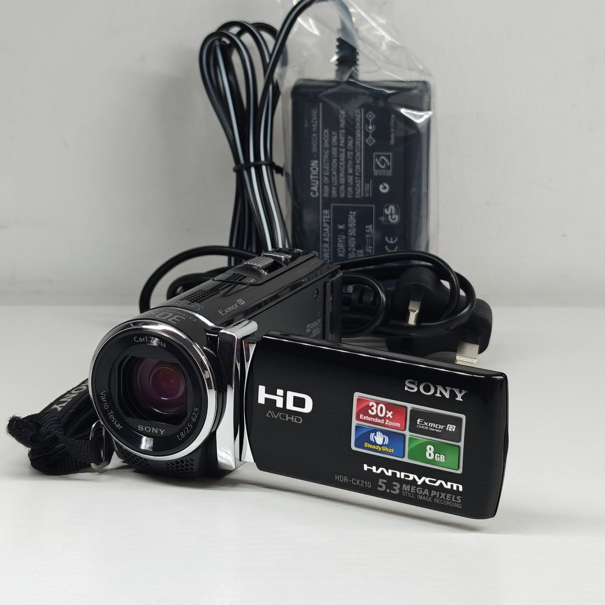 Sony Handycam HDR-CX210E Camcorder 5.3MP 1080i CMOS HD 8GB 30x Zoom + Charger - Native Sole Cameras