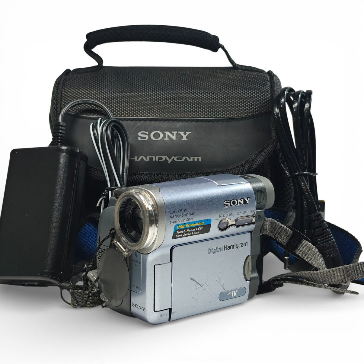 Sony Handycam DCR-TRV14E MiniDV Camcorder NightShot 10x Zoom + Charger & Bag - Native Sole Cameras