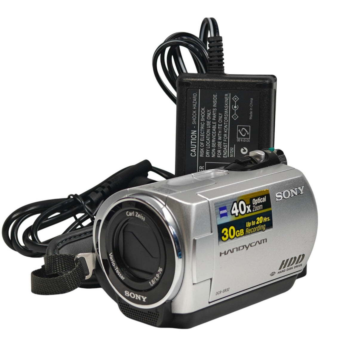 Sony Handycam DCR-SR32E Camcorder Silver 40GB HDD 40x Zoom NightShot + Charger - Native Sole Cameras