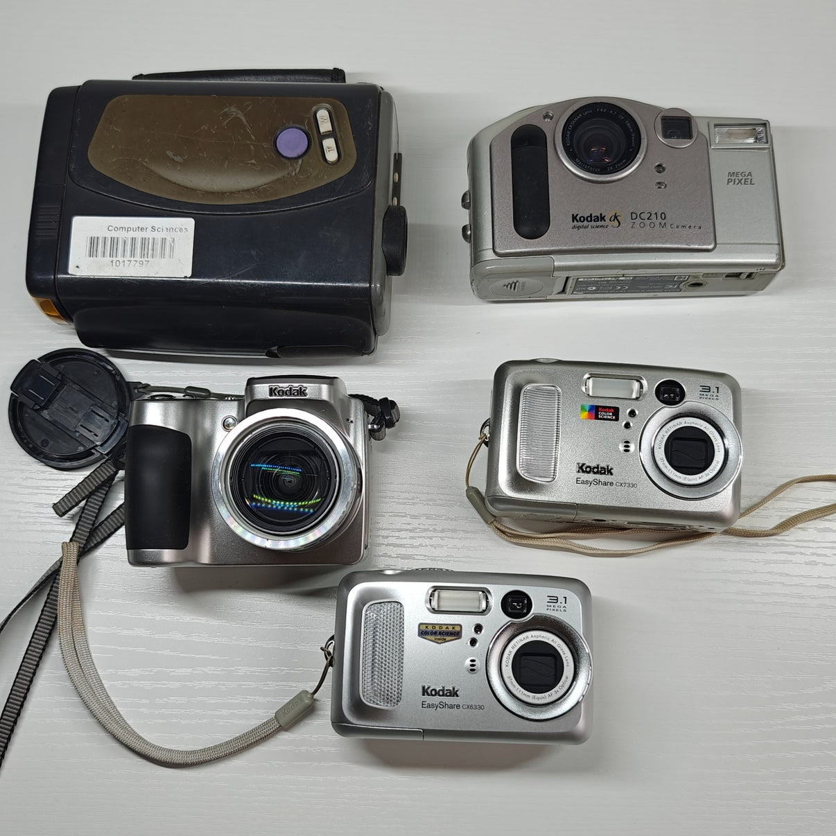 5x Kodak Digital Cameras Job Lot - EasyShare CX6330 CX7330 DC210 Zoom Z710 DC50 - Native Sole Cameras