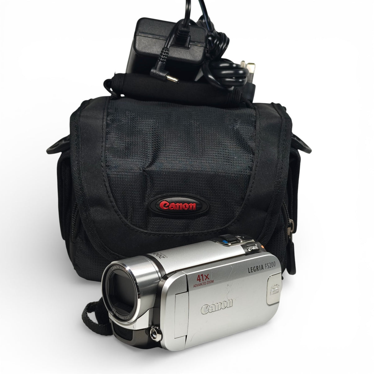 Canon LEGRIA FS200 Camcorder 41x Zoom SD Digital Video Camera + Charger & Bag - Native Sole Cameras
