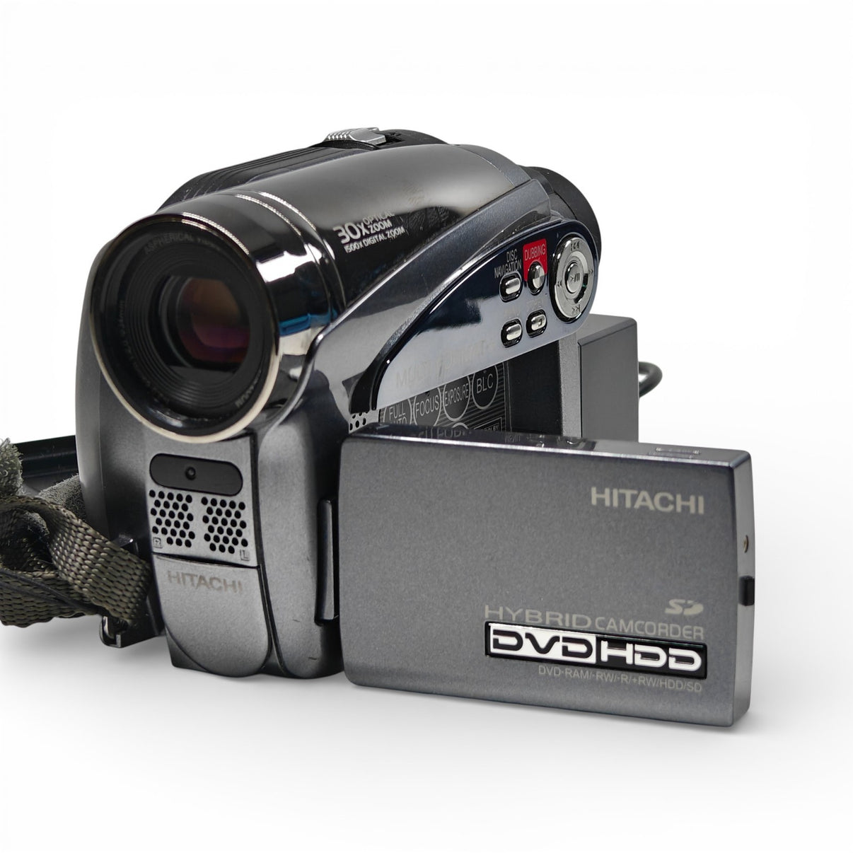 Hitachi DZ-HS500E Camcorder 30GB HDD & DVD Hybrid 30x Zoom Video Cam + Charger - Native Sole Cameras
