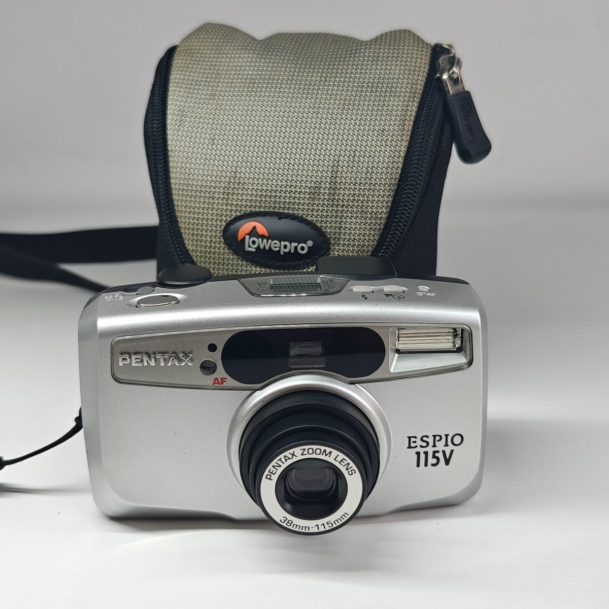 Pentax Espio 115V 35mm Film Camera AF 38-115mm Lens Vintage Point & Shoot + Case - Native Sole Cameras