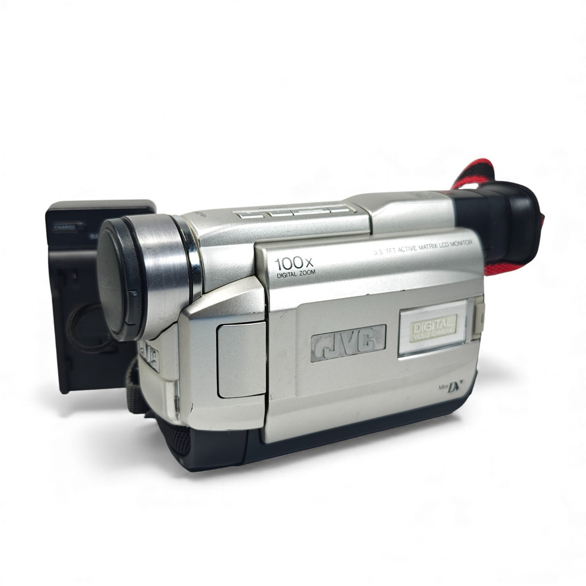 JVC GR-DVL300E MiniDV Camcorder Silver 3.5" LCD 100x Digital Zoom + Charger - Native Sole Cameras