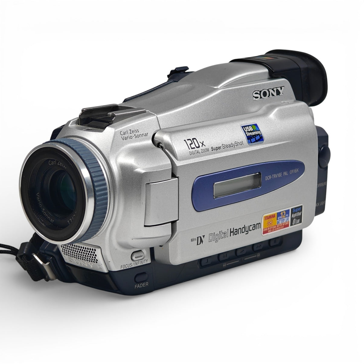 Sony Handycam DCR-TRV16E Camcorder MiniDV Tape NightShot Carl Zeiss + Charger - Native Sole Cameras