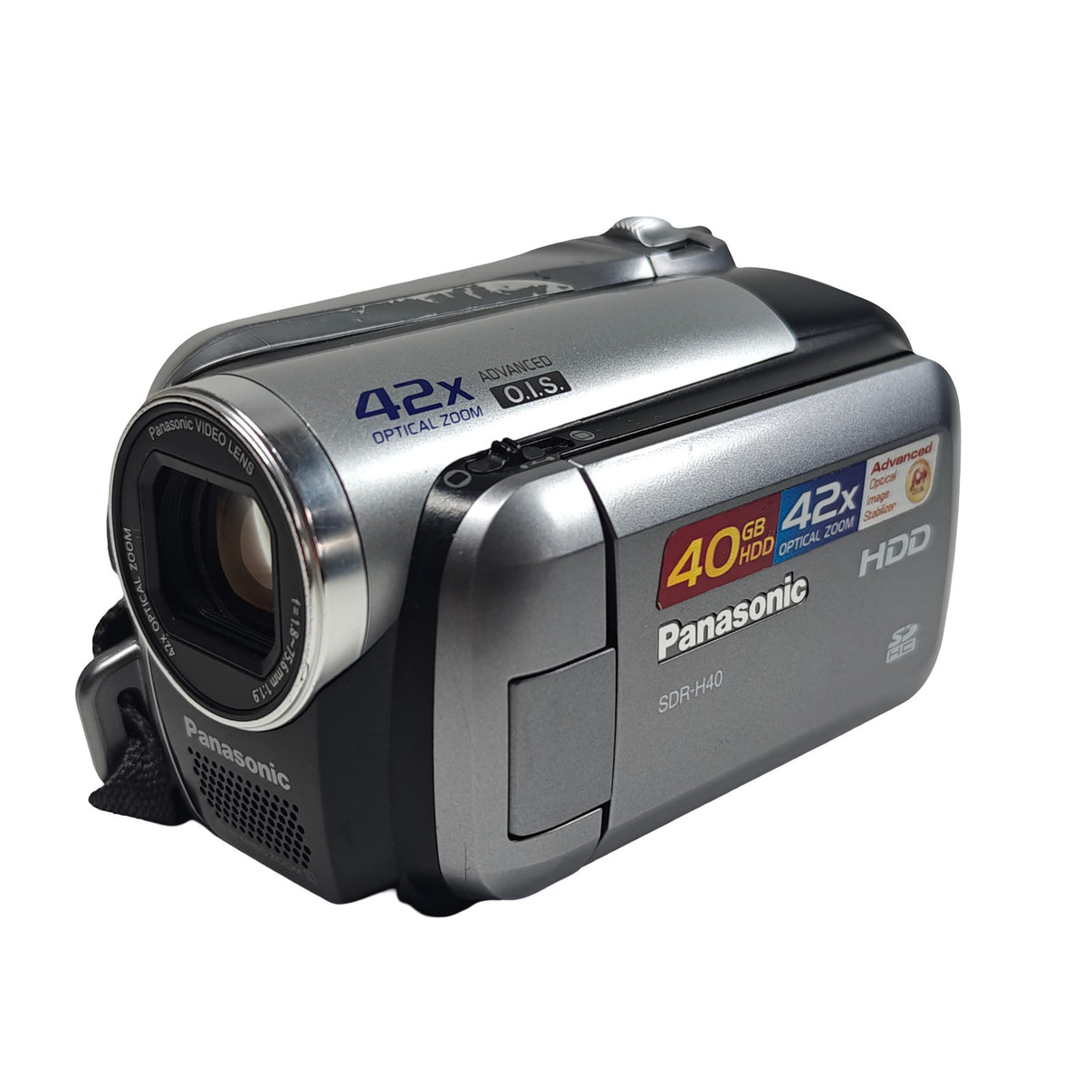 Panasonic SDR-H40 Camcorder Silver 40GB HDD Built-in 42x Optical Zoom + Charger - Native Sole Cameras