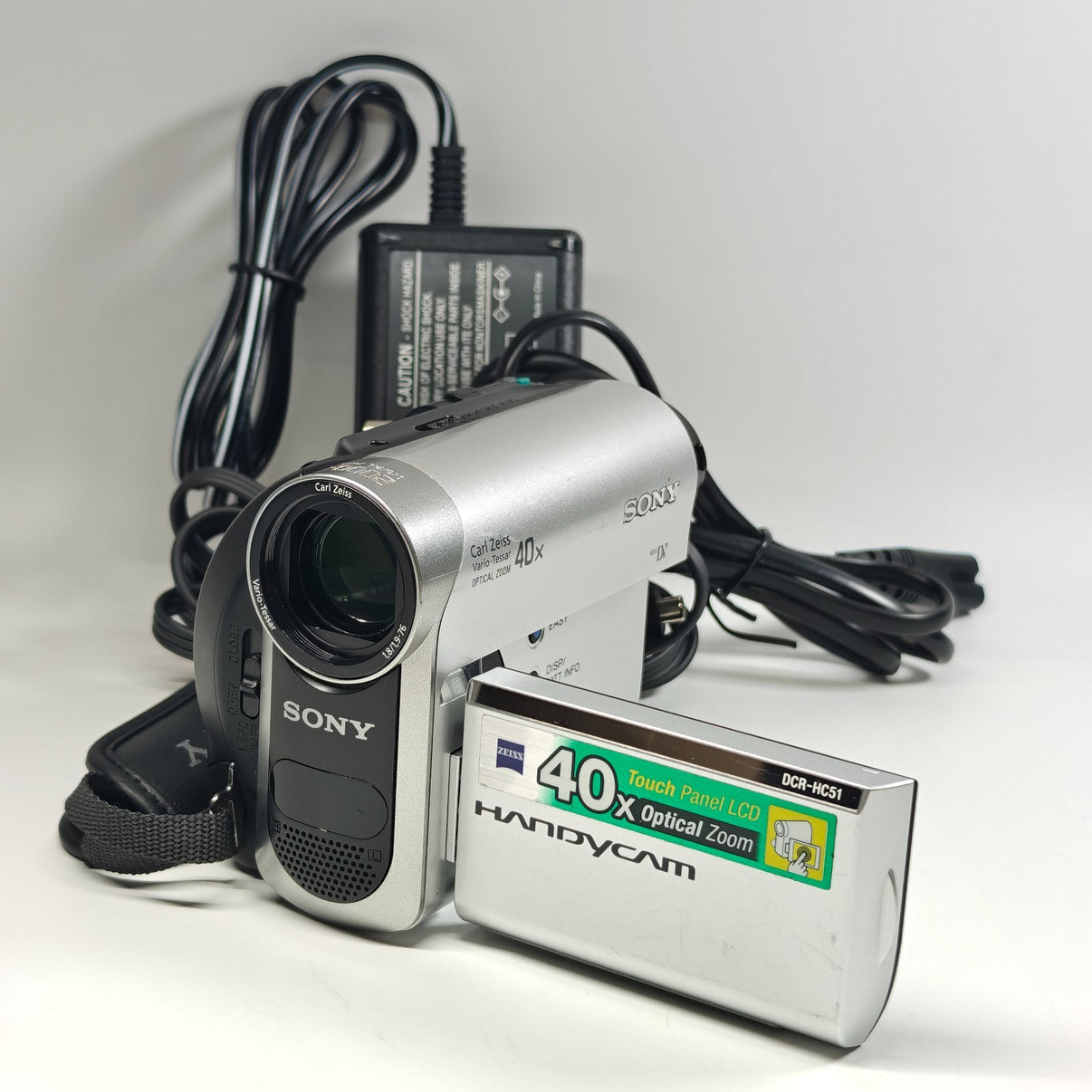 Sony Handycam DCR-HC51E MiniDV Camcorder Silver 40x Zoom NightShot + Charger - Native Sole Cameras