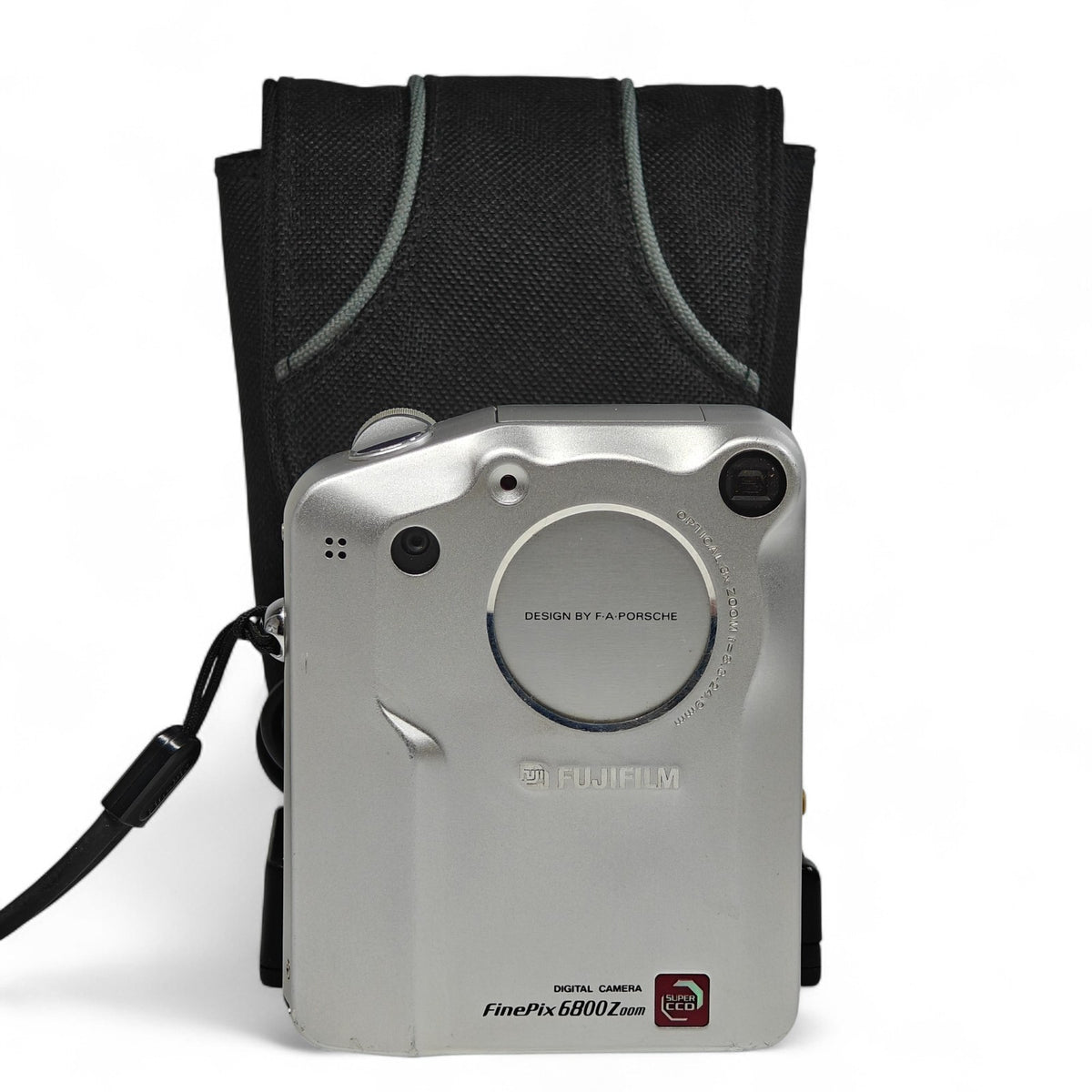 Fujifilm FinePix 6800 Zoom Digital Camera Silver 3.1MP Porsche Design + Charger - Native Sole Cameras