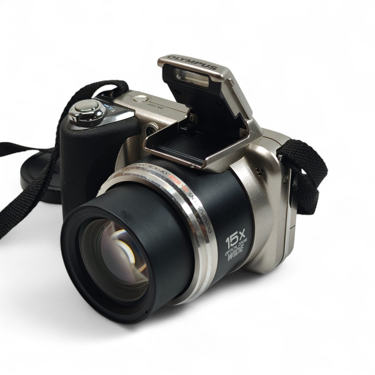 Olympus SP-600 UZ Digital Camera (Silver) 12.0MP 15x Wide Ultra Zoom Bridge - Native Sole Cameras