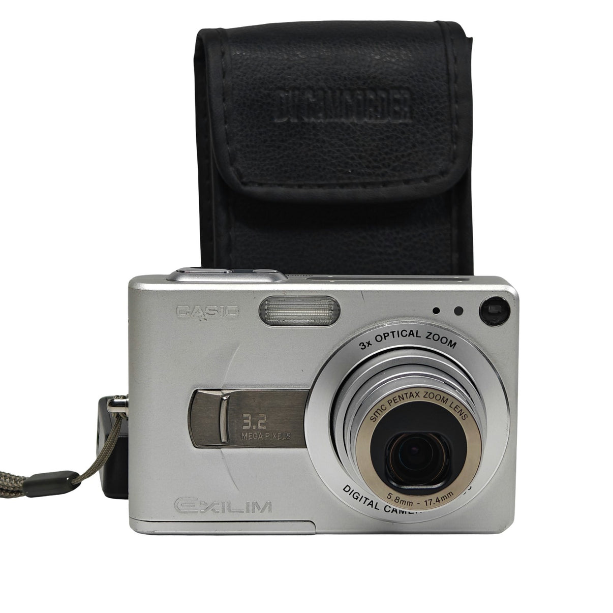 Casio Exilim EX-Z30 Digital Camera Silver 3.2MP 3x Zoom Retro Digicam + Charger - Native Sole Cameras