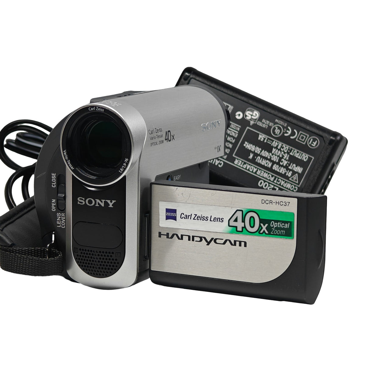 Sony Handycam DCR-HC37E MiniDV Camcorder Silver 40x Zoom NightShot + Charger - Native Sole Cameras