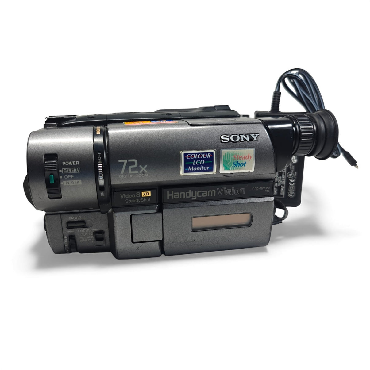 Sony Handycam CCD-TRV35E Camcorder 72x NightShot Video8 Tape Camera + Charger - Native Sole Cameras