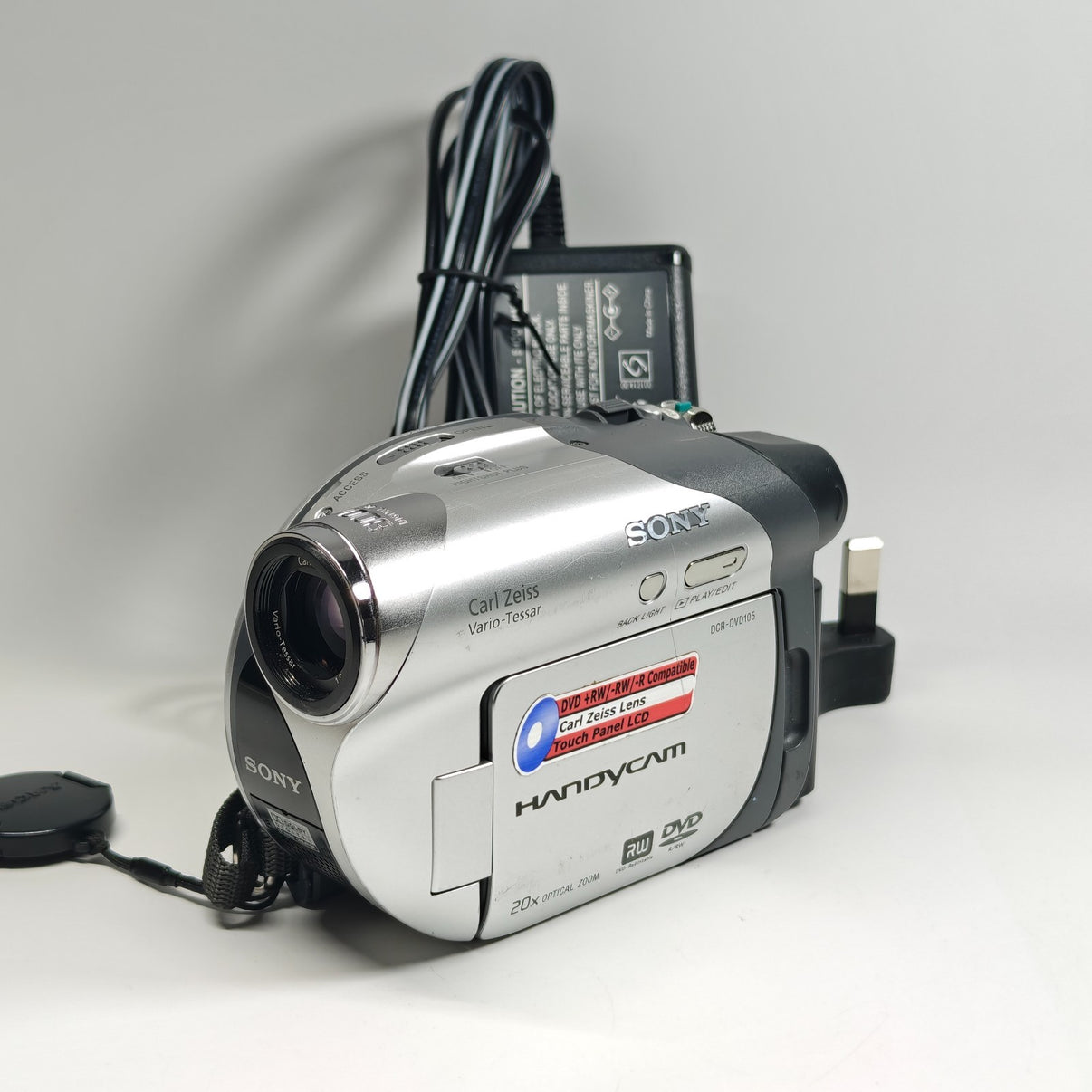 Sony Handycam DCR-DVD105E Camcorder DVD RW NightShot 800x Zoom + Charger - Native Sole Cameras