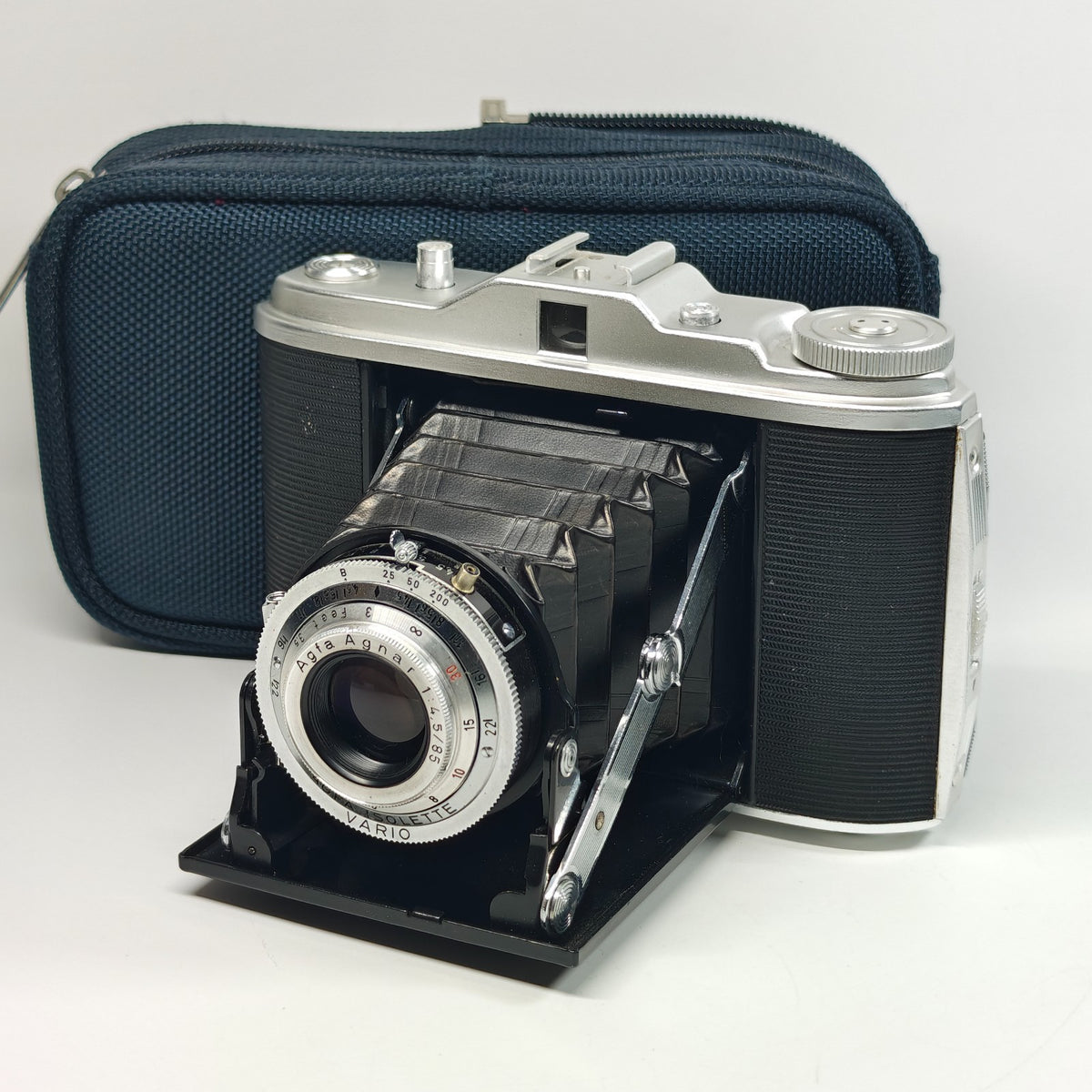 Agfa Isolette I Vintage 1951 Film Folding Camera w/ Agnar 85mm f/4.5 Lens Works - Native Sole Cameras