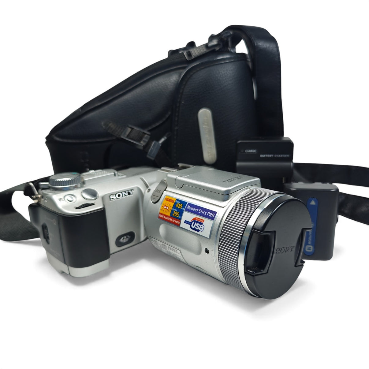 Sony Cyber-shot DSC-F717 Digital Camera 5MP Night Vision Swivel, Bag, Charger - Native Sole Cameras