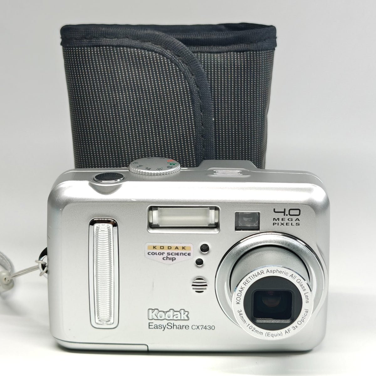 Kodak EASYSHARE CX7430 4MP Digital Camera Silver Retro Digicam + Case - Native Sole Cameras