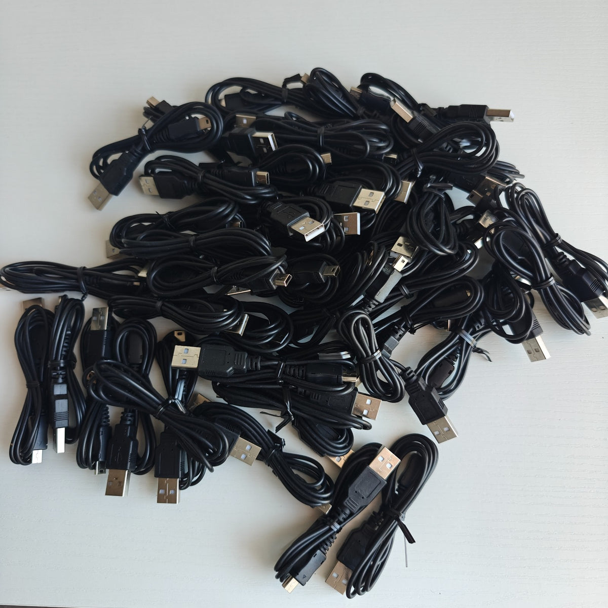 50x Mini USB Charging Cables Leads (NOT Data Cable) 90cm 3ft Job Lot - New - Native Sole Cameras