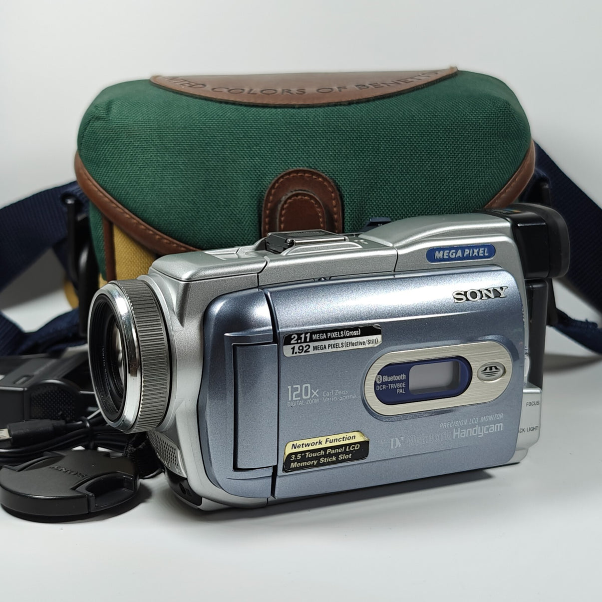 Sony Handycam DCR-TRV80E Camcorder MiniDV Digital Video Camera, Bag + Charger.
