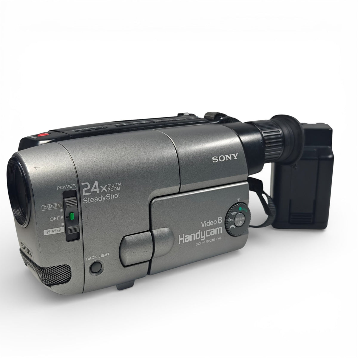 Sony Handycam CCD-TRV21E Camcorder Video8 Tape PAL 24x Zoom LCD SteadyShot - Native Sole Cameras