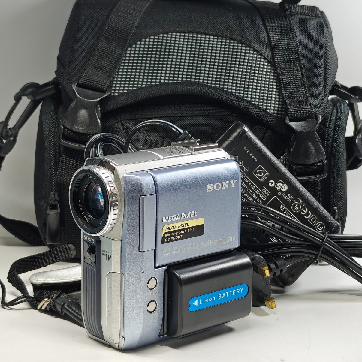 Sony Handycam DCR-PC105E MiniDV Camcorder NightShot 120x Zoom + Charger & Bag - Native Sole Cameras