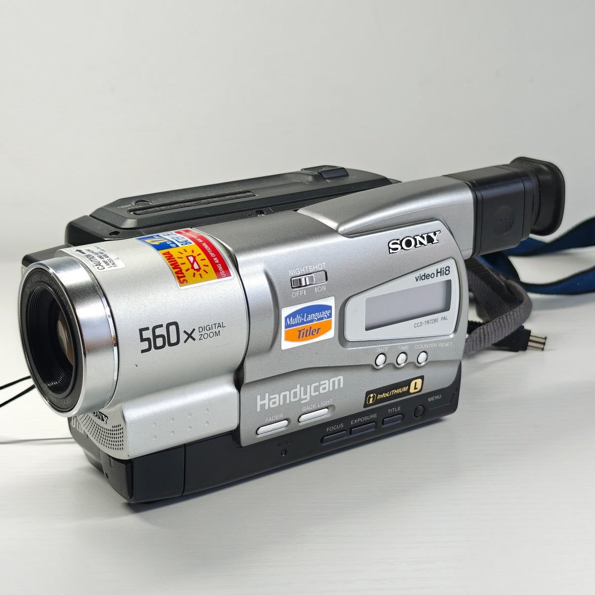 Sony Handycam CCD-TR728E Video Hi8 Retro Camcorder NightShot 560x Zoom + Charger - Native Sole Cameras