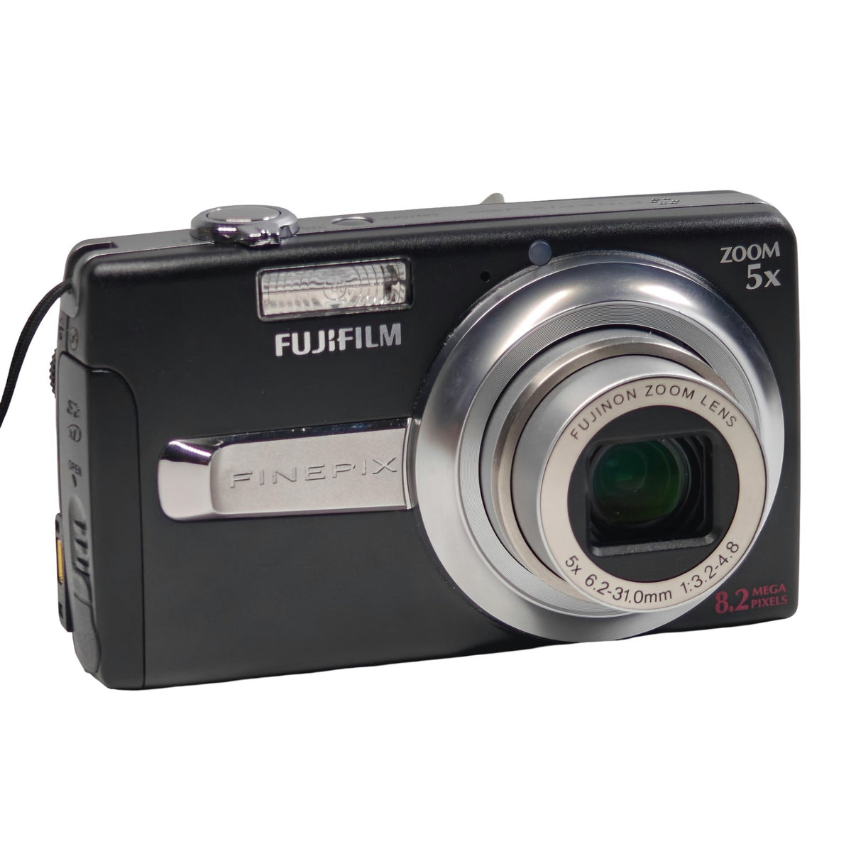 Fujifilm FinePix J50 Digital Camera Black 8.2MP 5x Zoom 2.7'' LCD + Charger - Native Sole Cameras