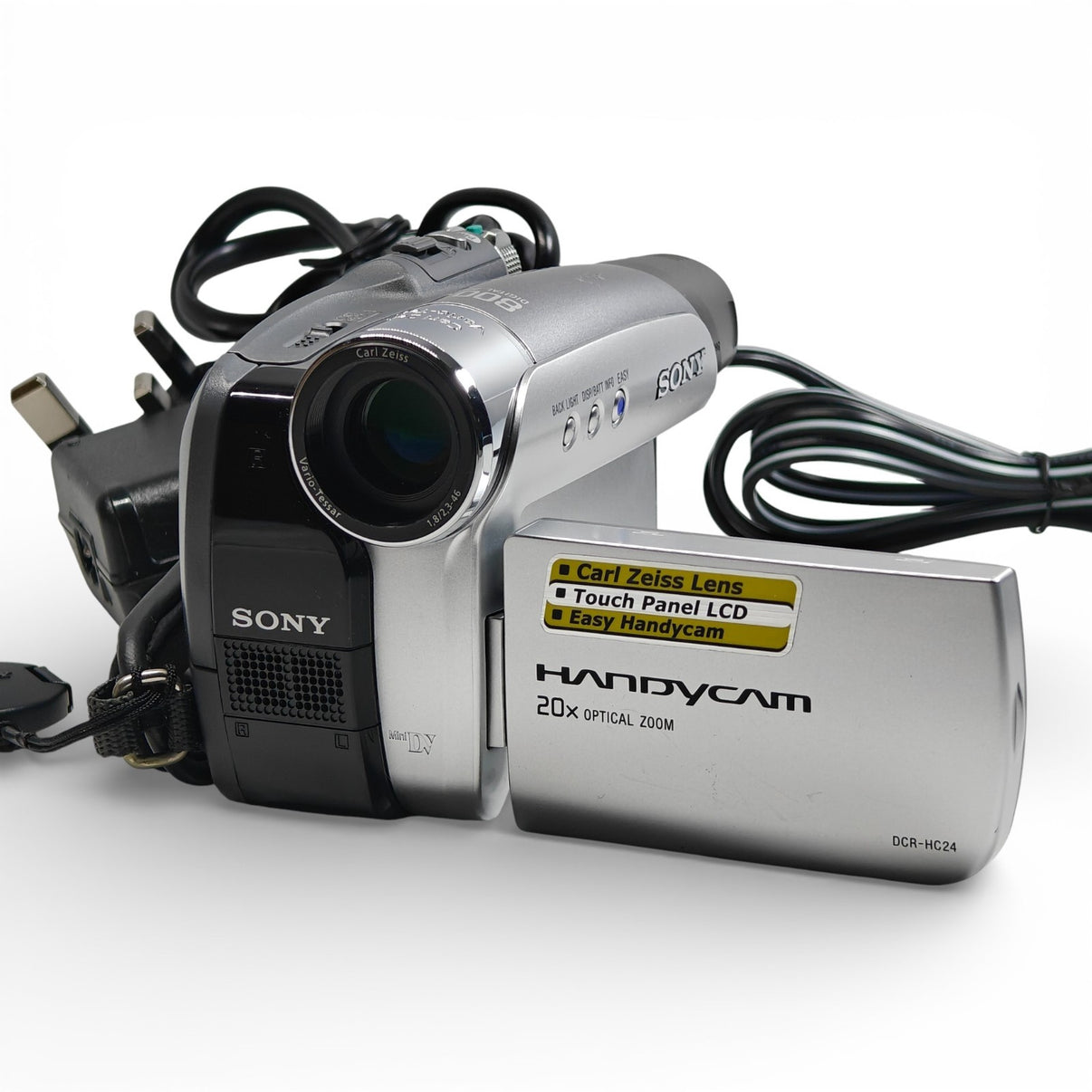 Sony Handycam DCR-HC24E Camcorder MiniDV NightShot 20x Zoom Video Cam + Charger - Native Sole Cameras