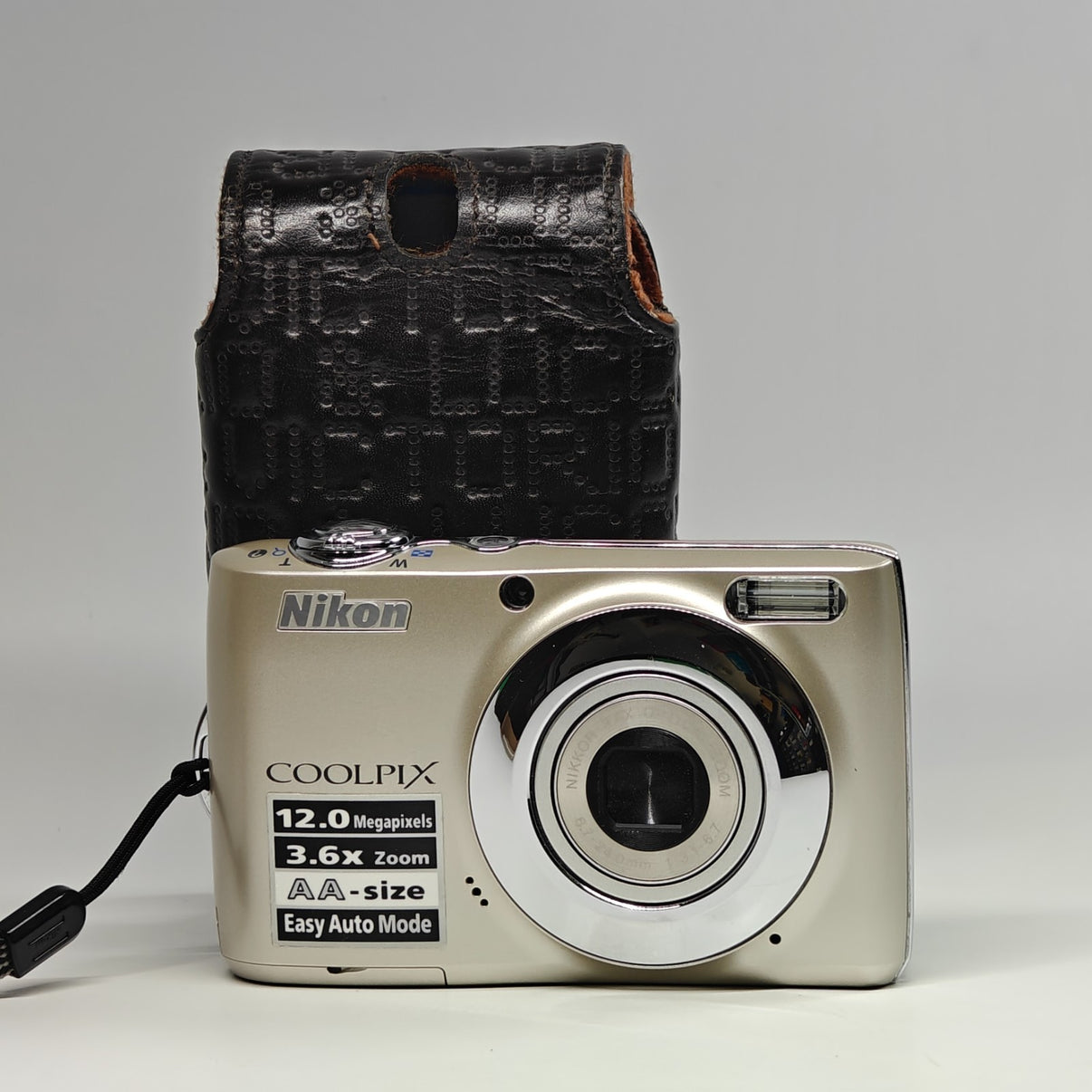 Nikon COOLPIX L22 12.0MP Digital Camera 3.6x Optical Zoom + Case | Works *Read* - Native Sole Cameras
