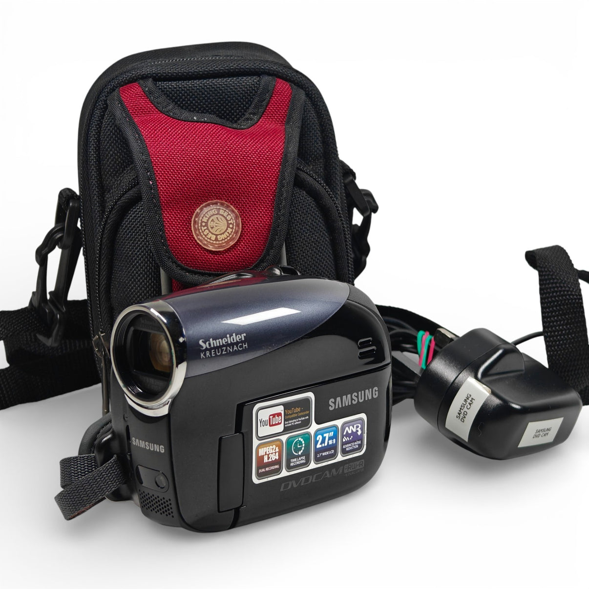 Samsung VP-DX2050 Camcorder DVD-RW 2.7" LCD Video Camera & Charger + Bag - Native Sole Cameras