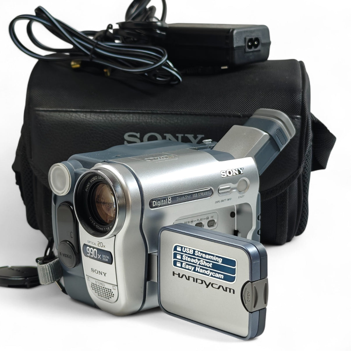Sony Handycam DCR-TRV255 Camcorder 20x Digital8 Tape Night Vision Video Camera - Native Sole Cameras