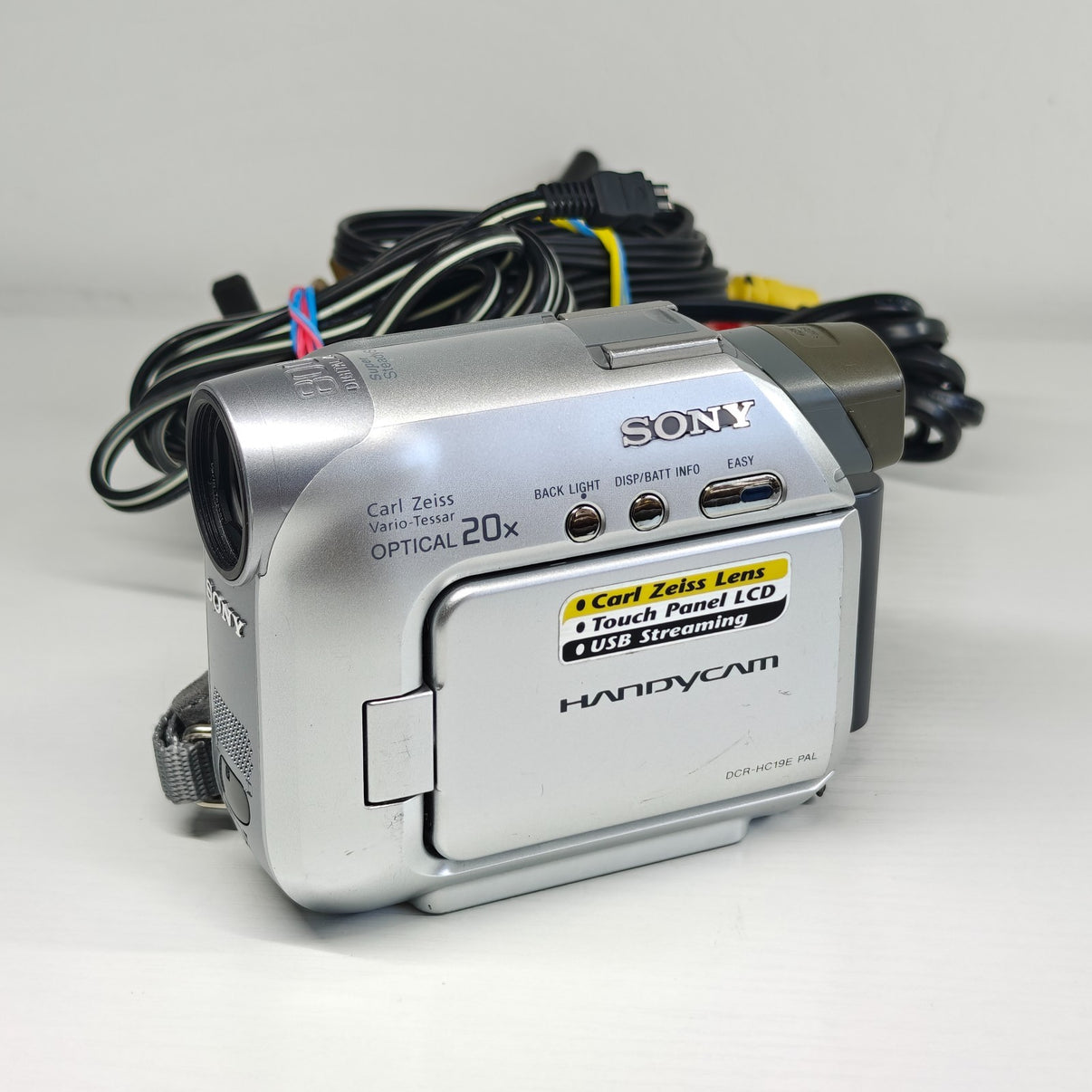 Sony Handycam DCR-HC19E Camcorder MiniDV Tape NightShot 20x Zoom with Charger - Native Sole Cameras