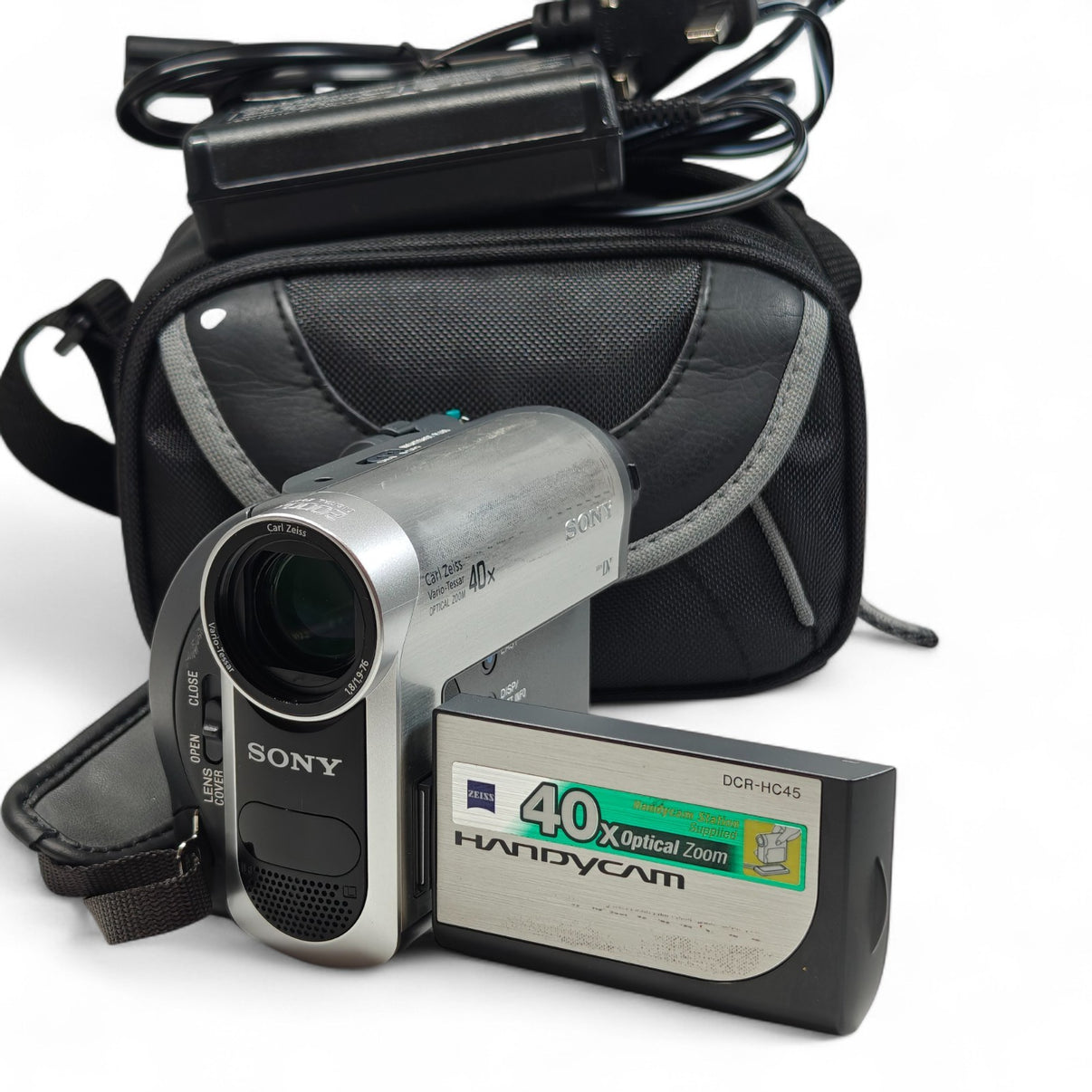 Sony Handycam DCR-HC45E MiniDV Camcorder 40x Zoom NightShot Video Camera Bundle - Native Sole Cameras