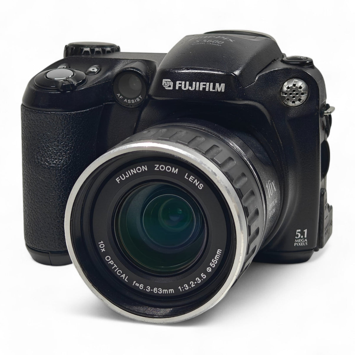 Fujifilm FinePix S5600 Digital Bridge Camera Black 5.1MP 10x Zoom Retro Y2K - Native Sole Cameras