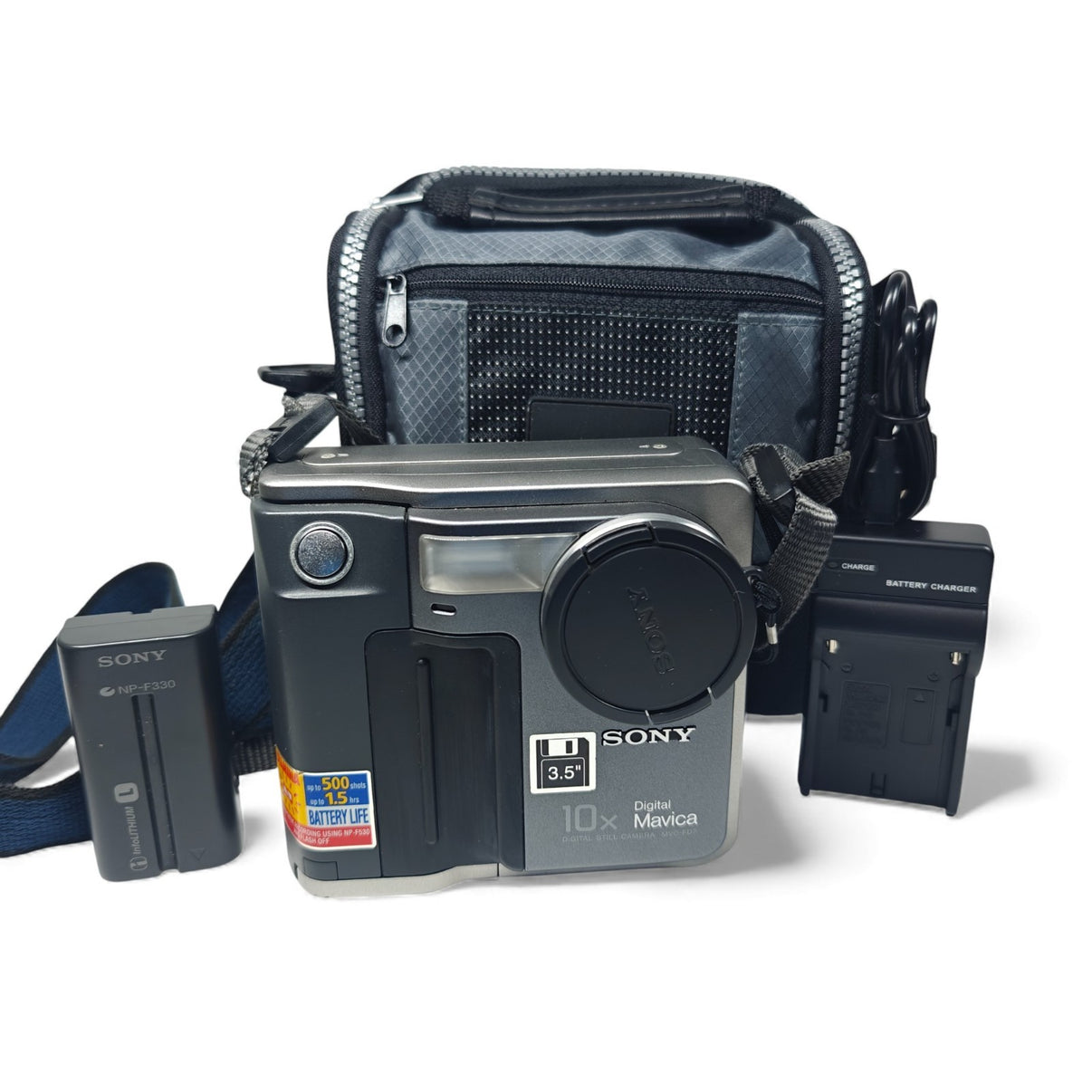 Sony Mavica MVC-FD7 Digital Camera 0.4MP Floppy Disk Retro 1997 Bundle - Native Sole Cameras