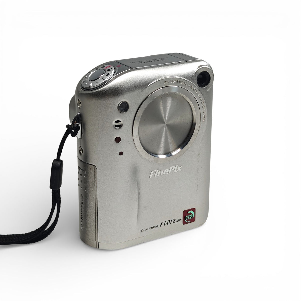 Fujifilm FinePix F601 Zoom Digital Camera Silver 3.1MP Stylish Digicam + Charger - Native Sole Cameras