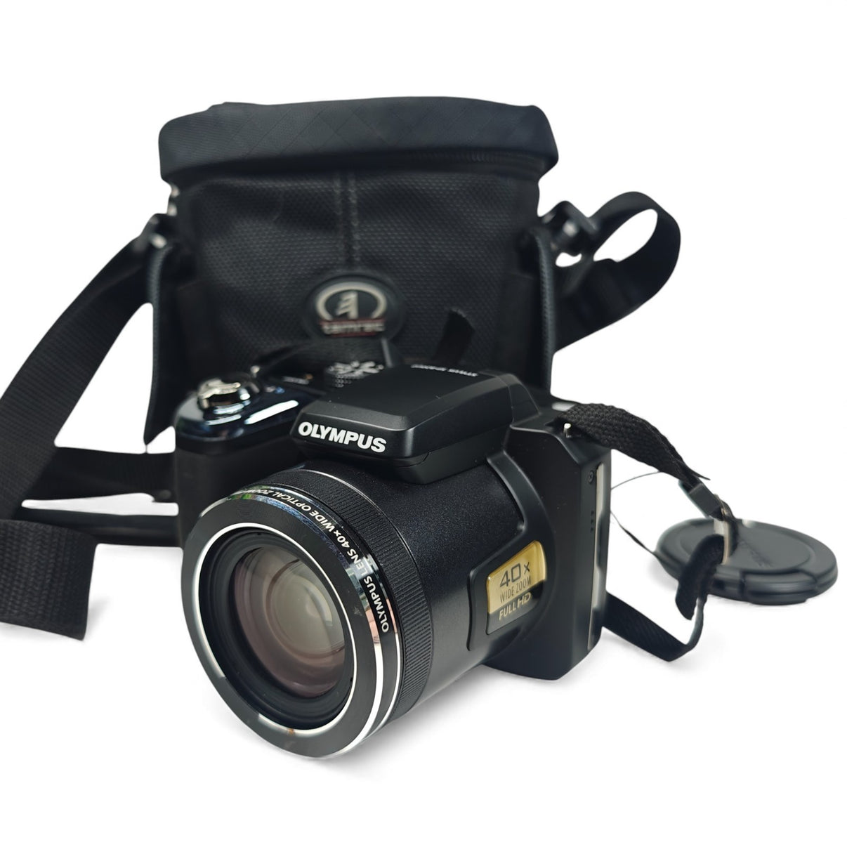 Olympus Stylus SP-820UZ Digital Bridge Camera 14.0MP 1080P HD Black with Bag - Native Sole Cameras