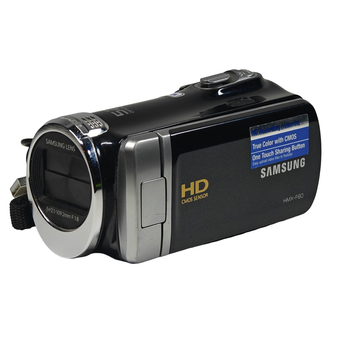 Samsung HMX-F90 Camcorder CMOS 720p HD Compact Video Camera + Charger - Native Sole Cameras