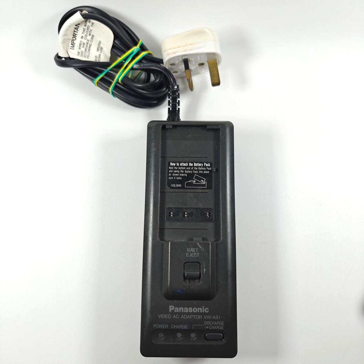 Panasonic VW-AS1 AC Power Adapter Genuine Battery Charger for Video Camcorders - Native Sole Cameras
