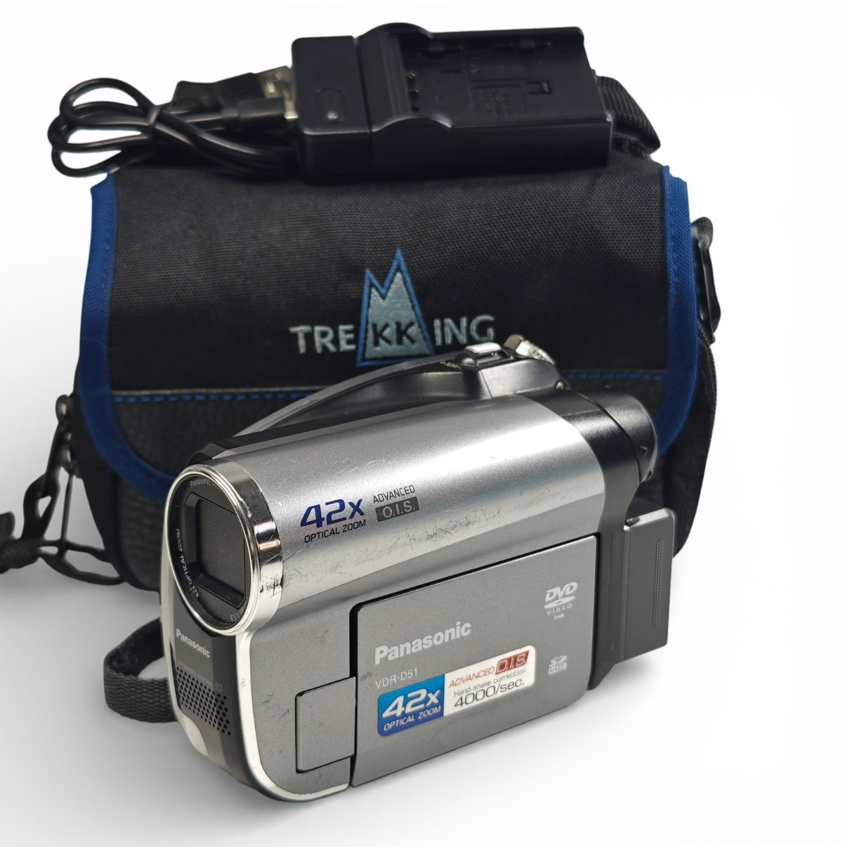 Panasonic VDR-D51 Camcorder DVD 42x Optical Zoom Video Cam + Charger + Bag - Native Sole Cameras