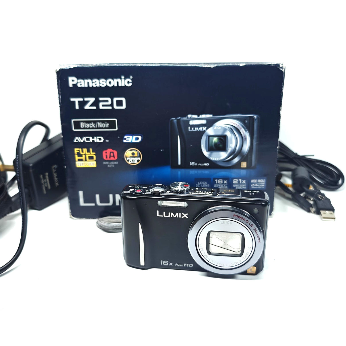 Panasonic LUMIX DMC-TZ20 14.1MP Digital Camera Boxed | Dust in Lens - Native Sole Cameras