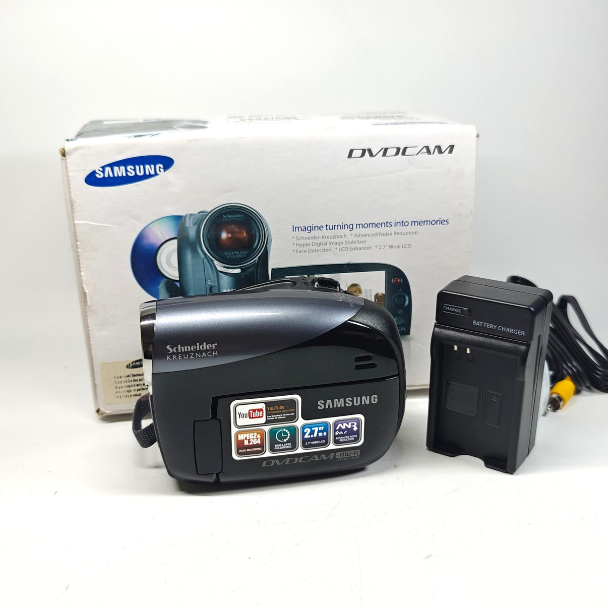 Samsung VP-DX2050 Camcorder DVD-RW Disc 2.7" LCD Video Camera - Boxed - Native Sole Cameras