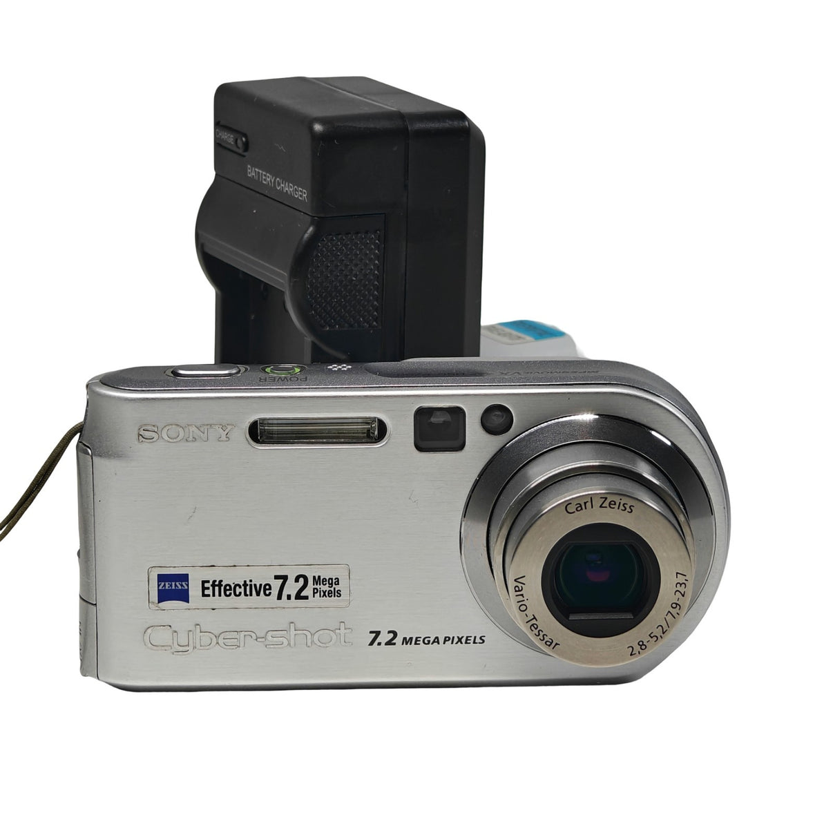 Sony Cyber-shot DSC-P200 7.2MP Digital Camera Silver Retro Digicam + Charger - Native Sole Cameras