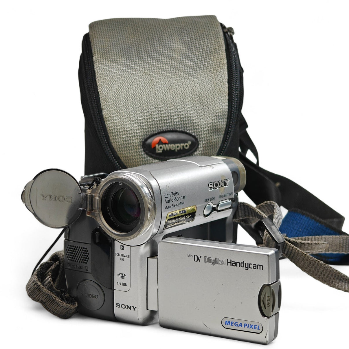 Sony Handycam DCR-TRV33E MiniDV Tape Camcorder NightShot 10x Zoom, Bag, Charger - Native Sole Cameras