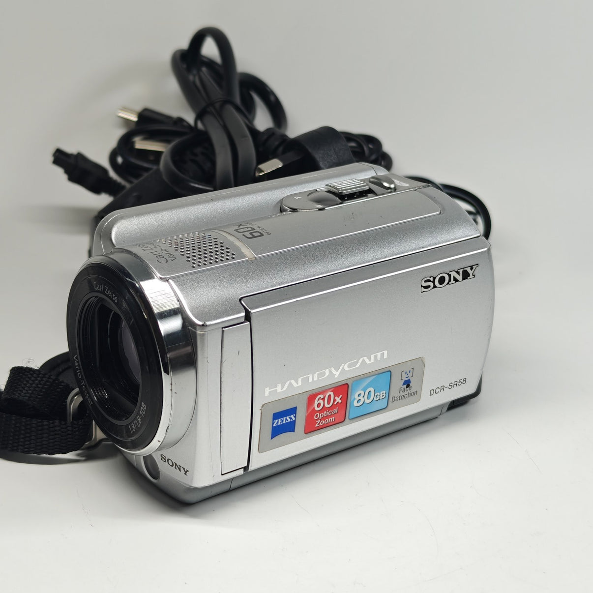 Sony Handycam DCR-SR58E Camcorder 80GB HDD 60x Zoom Compact Video Cam + Charger - Native Sole Cameras