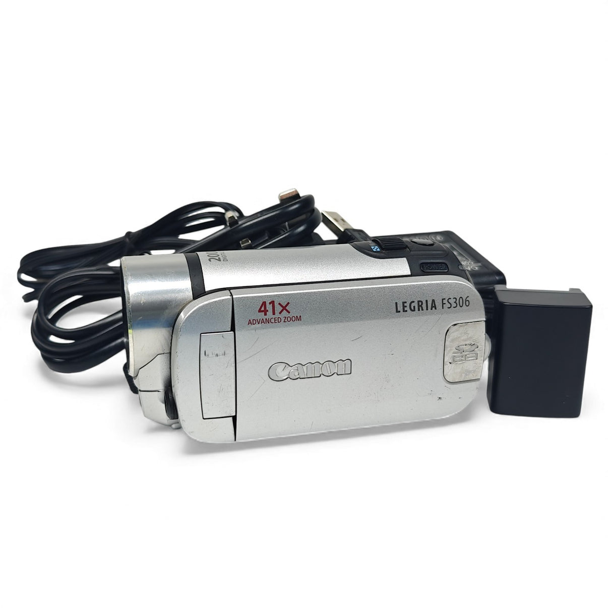 Canon Legria FS306 Camcorder 41x Zoom Digital Video Camera + Charger - Native Sole Cameras