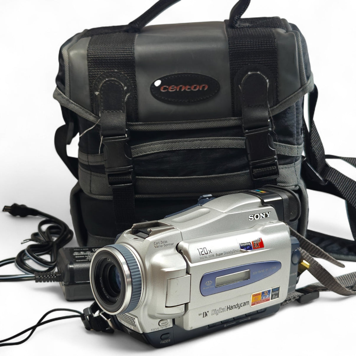 Sony Handycam DCR-TRV18E Camcorder Night Vision 120x MiniDV Video Camera Bundle.