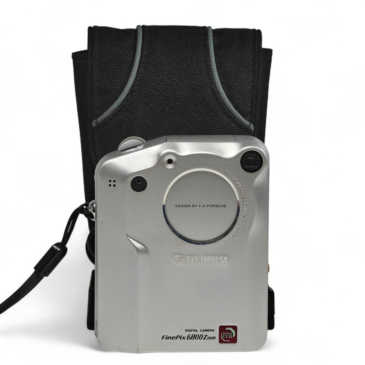 Fujifilm FinePix 6800 Zoom Digital Camera Silver 3.1MP Porsche Design + Charger - Native Sole Cameras