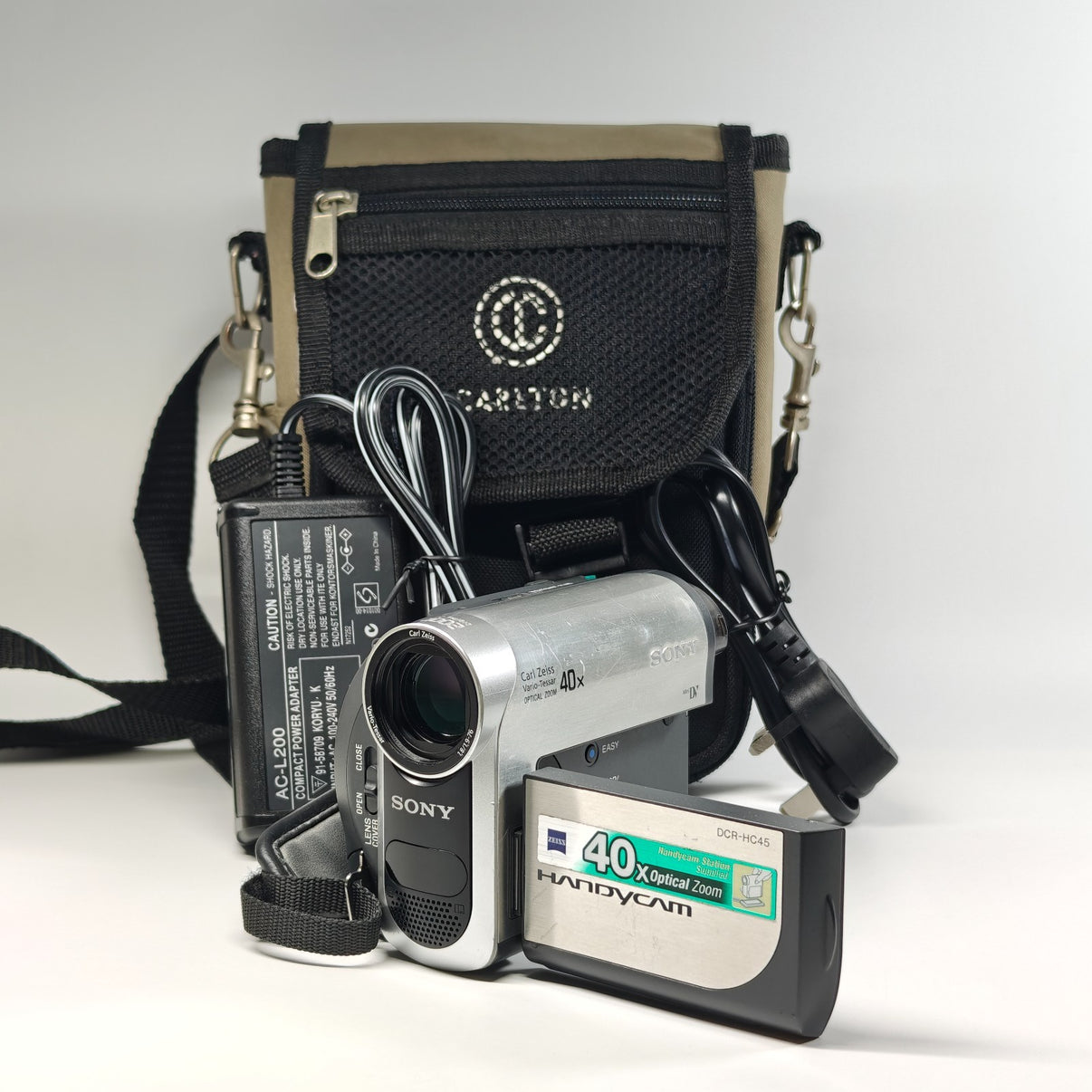Sony Handycam DCR-HC45E MiniDV Camcorder Silver 40x Zoom NightShot + Charger - Native Sole Cameras