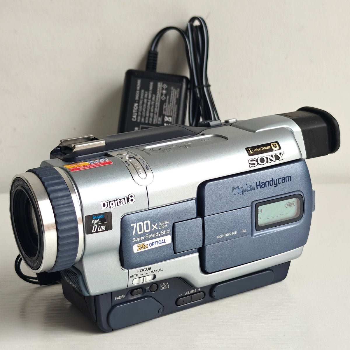 Sony Digital Handycam DCR-TRV230 Digital8 Camcorder PAL NightShot with Charger - Native Sole Cameras